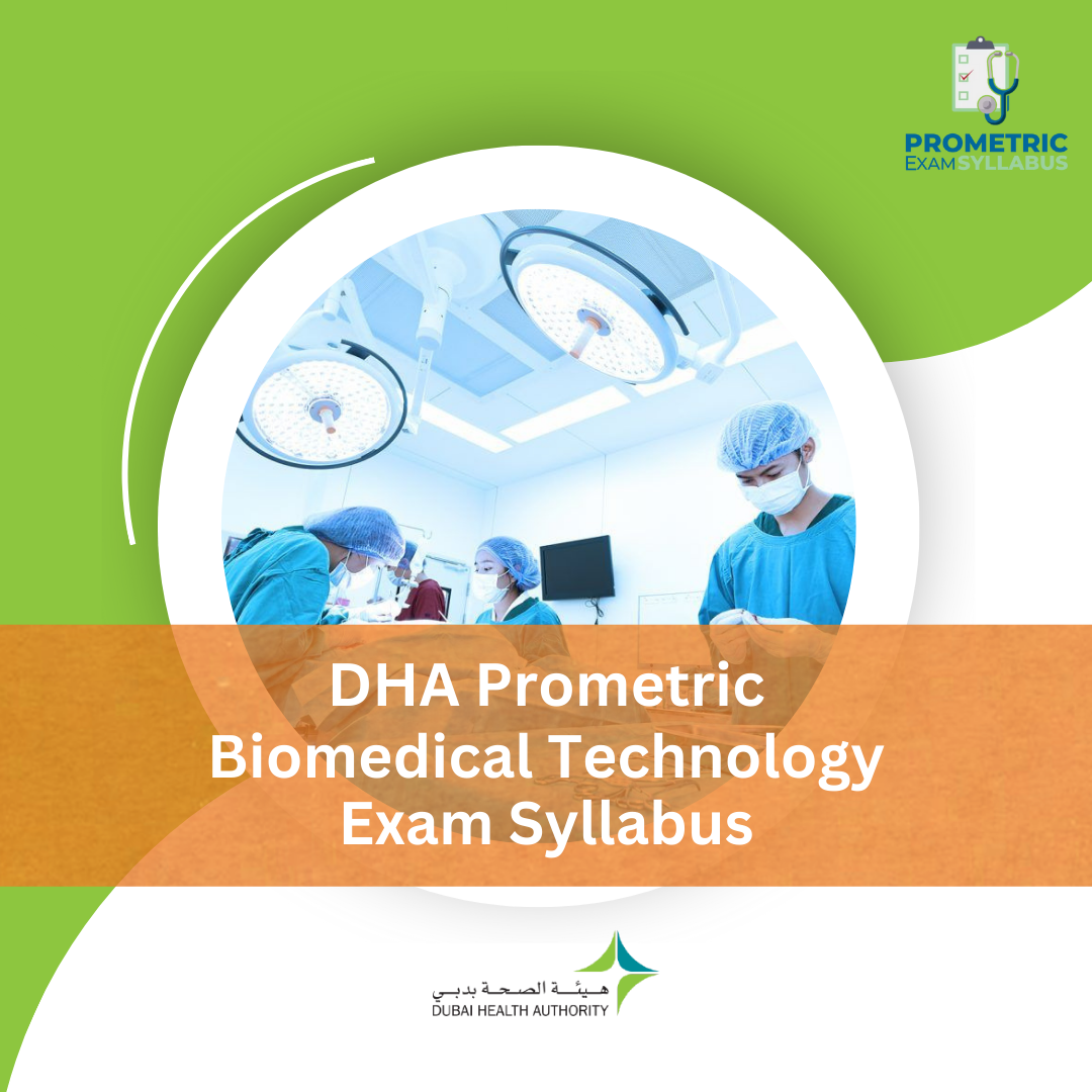 DHA Prometric Biomedical Technology Exam Syllabus - Prometric Exam ...