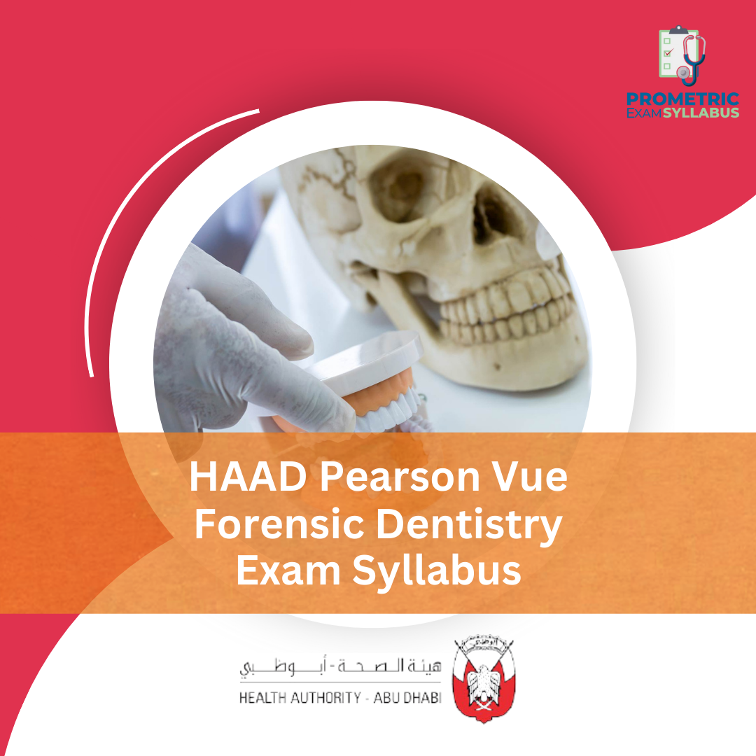 HAAD Pearson Vue Forensic Dentistry Exam Question